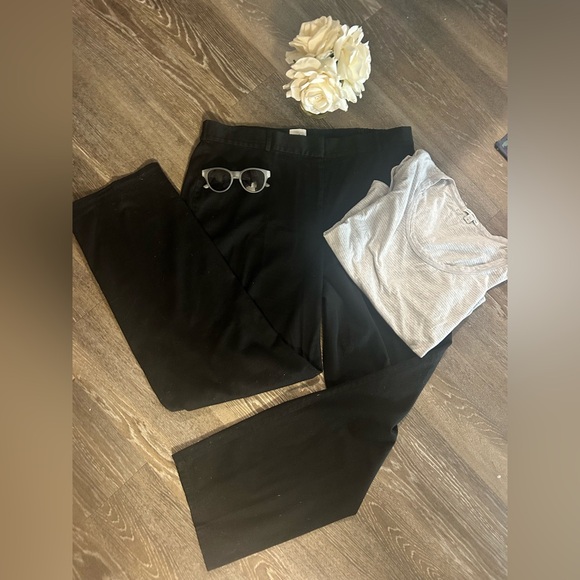 Kate Hill Pants - Kate Hill Black Women's Trousers, size 14W